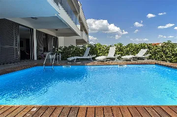 Villa with Pool, Jacuzzi & Sea View in Sukošan