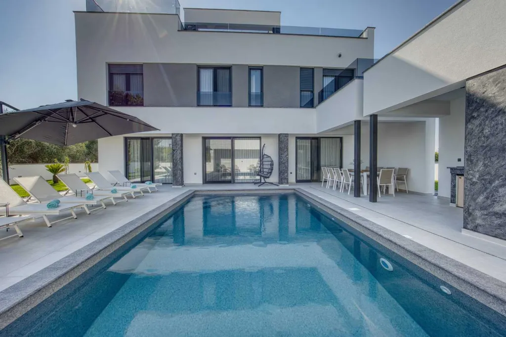 Zaton Villa with Sauna and Two Swimming Pools