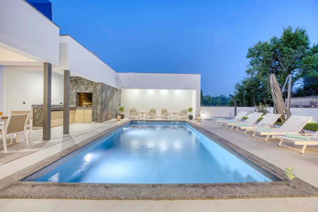 Zaton Villa with Sauna and Two Swimming Pools