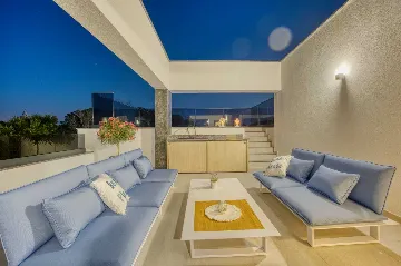 Zaton Villa with Sauna and Two Swimming Pools