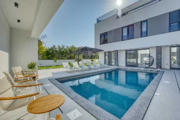 Zaton Villa with Sauna and Two Swimming Pools