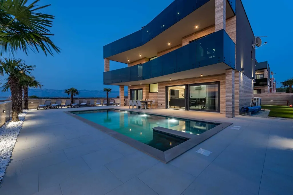 Modern 5-Bedroom Villa in Privlaka for 10 Guests