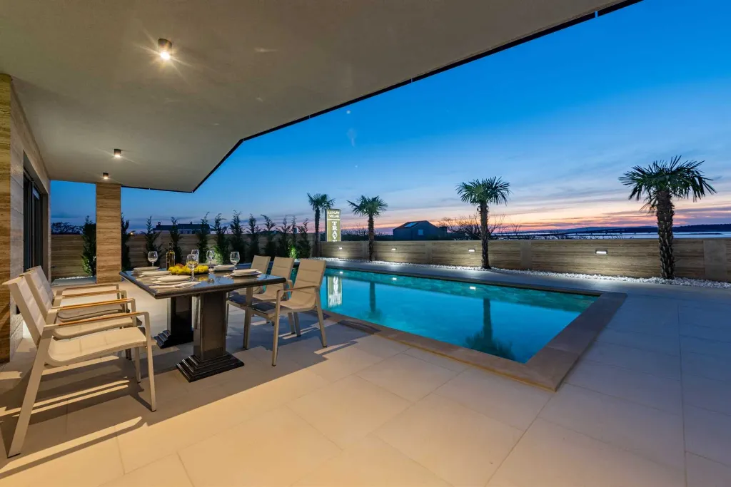 Modern 5-Bedroom Villa in Privlaka for 10 Guests