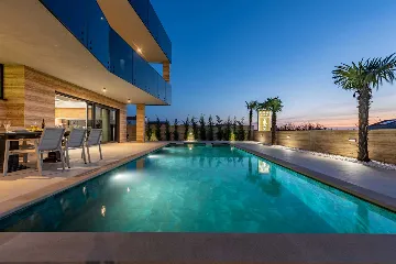 Modern 5-Bedroom Villa in Privlaka for 10 Guests