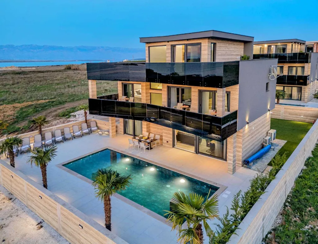 Modern 5-Bedroom Villa in Privlaka for 10 Guests