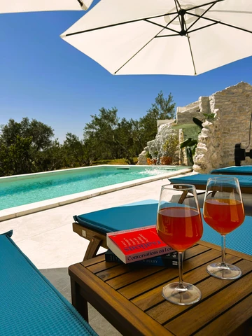 Stone Villa in Posedarje with Private Pool
