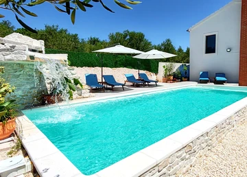 Stone Villa in Posedarje with Private Pool