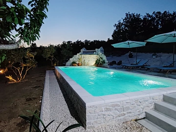 Stone Villa in Posedarje with Private Pool