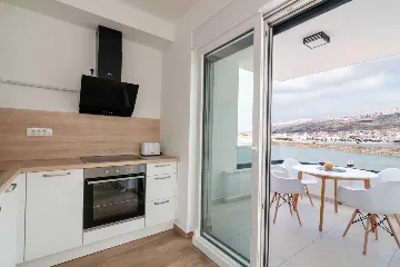 Pag Apartment with Sea View Balcony for 5