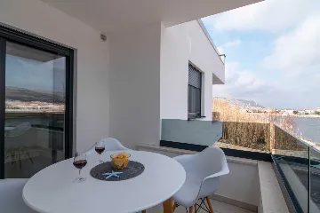 Pag Apartment with Sea View Balcony for 5