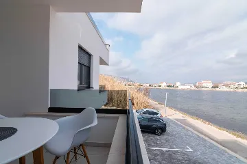Pag Apartment with Sea View Balcony for 5
