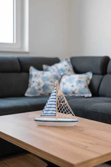 Pag Apartment with Sea View Balcony for 5