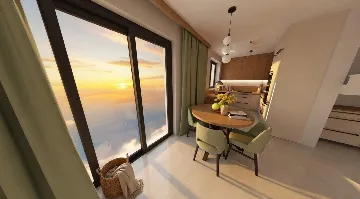 Sukošan 2-Bedroom Apartment with Panoramic Sea View