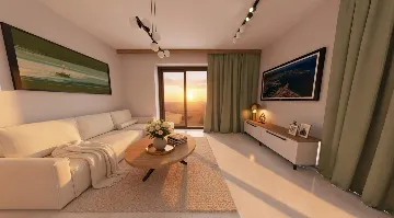 Sukošan 2-Bedroom Apartment with Panoramic Sea View