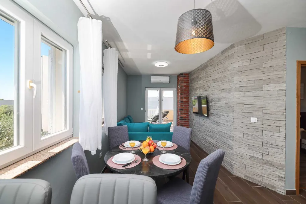 Privlaka Apartment with Private Jacuzzi & Sea View