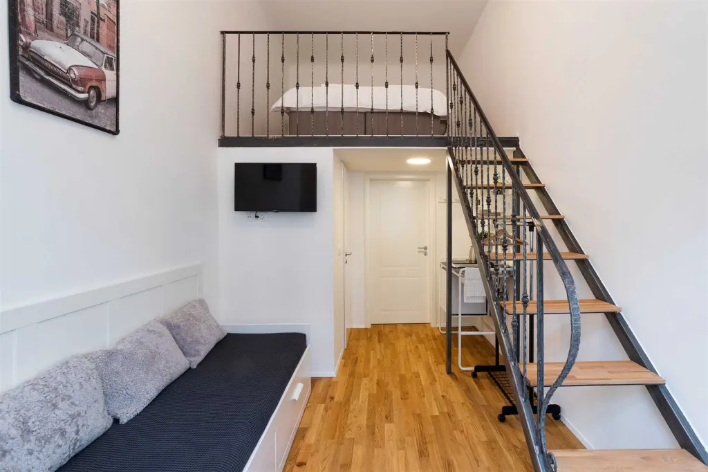 Ljubljana Duplex Studio for Up to 3 Guests