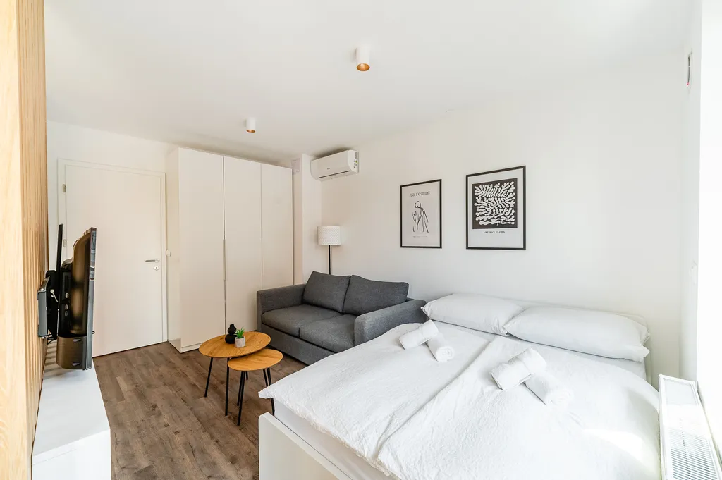 Air-Conditioned Studio for 2 in Ljubljana