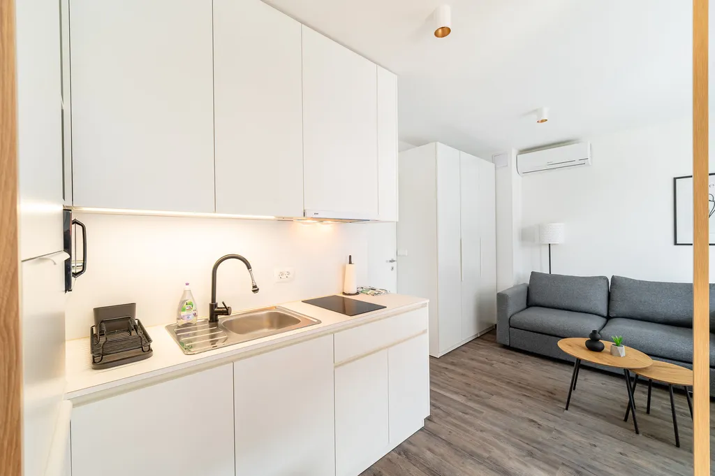 Air-Conditioned Studio for 2 in Ljubljana