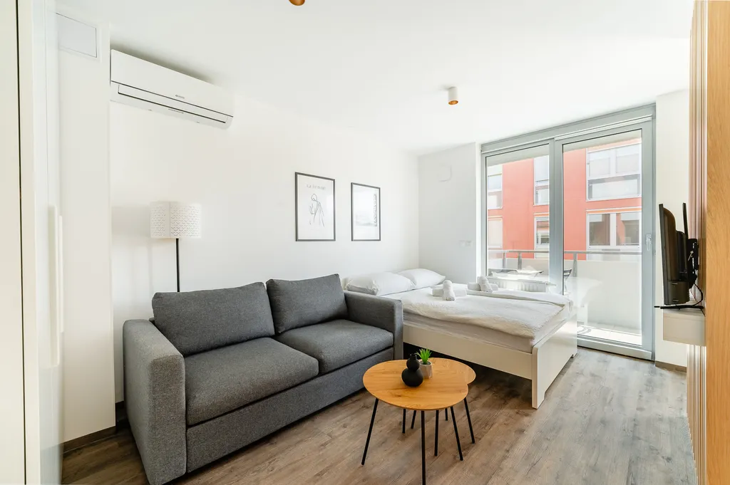 Air-Conditioned Studio for 2 in Ljubljana