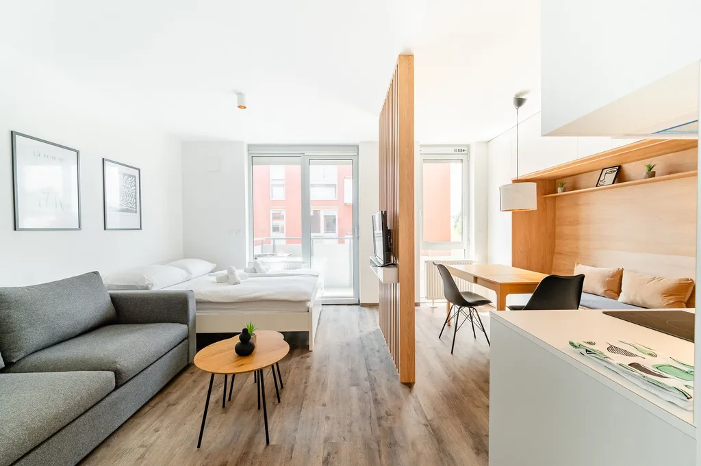 Air-Conditioned Studio for 2 in Ljubljana
