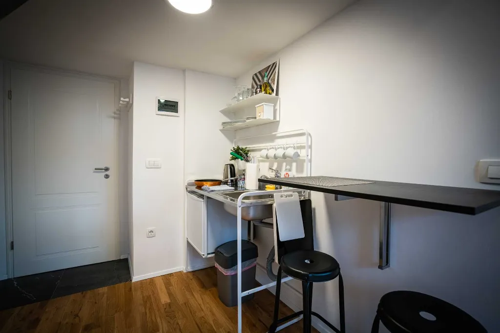 Duplex Studio with Gallery Bedroom in Ljubljana