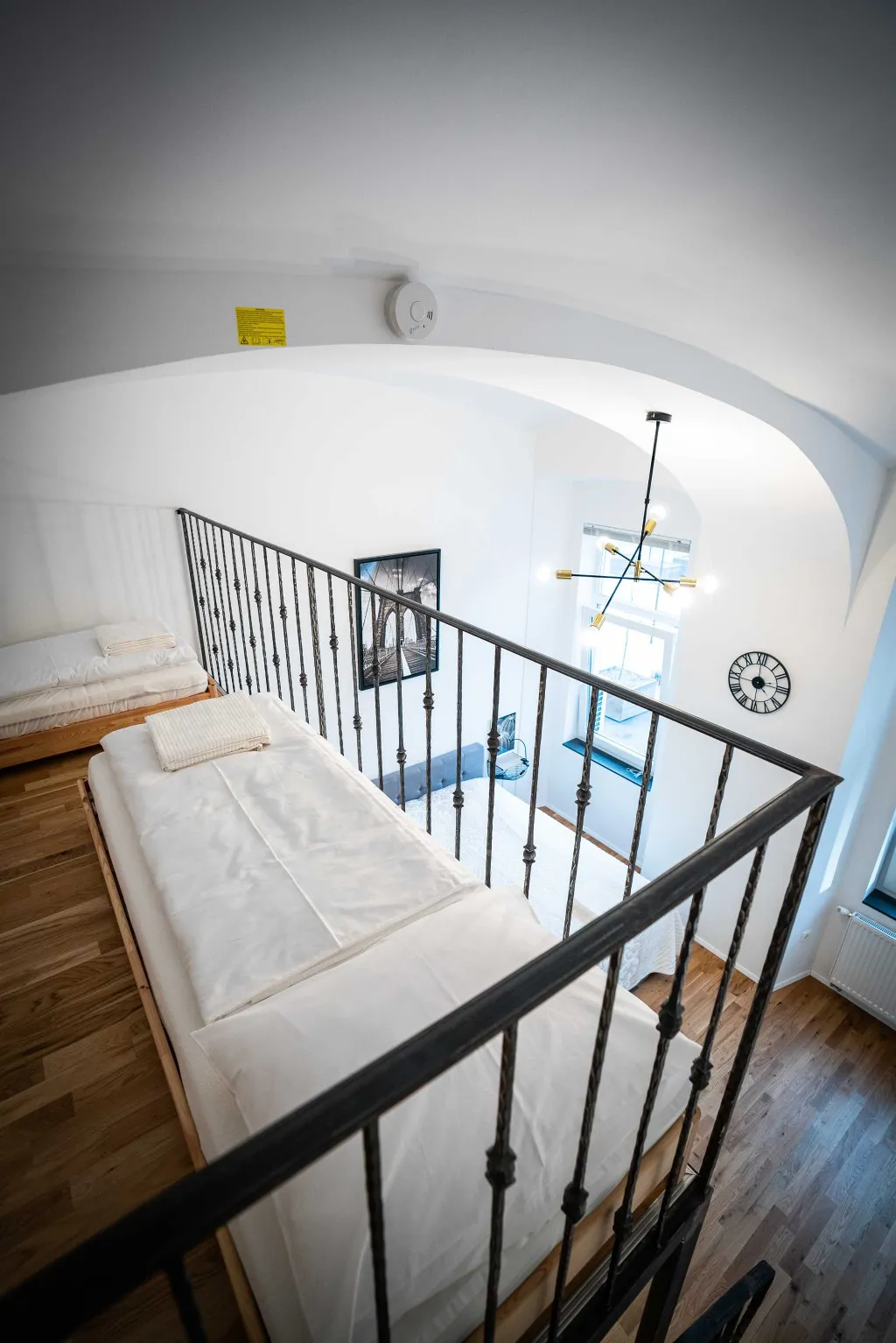 Duplex Studio with Gallery Bedroom in Ljubljana