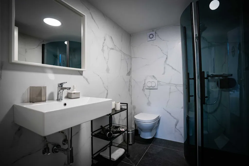 Duplex Studio with Gallery Bedroom in Ljubljana