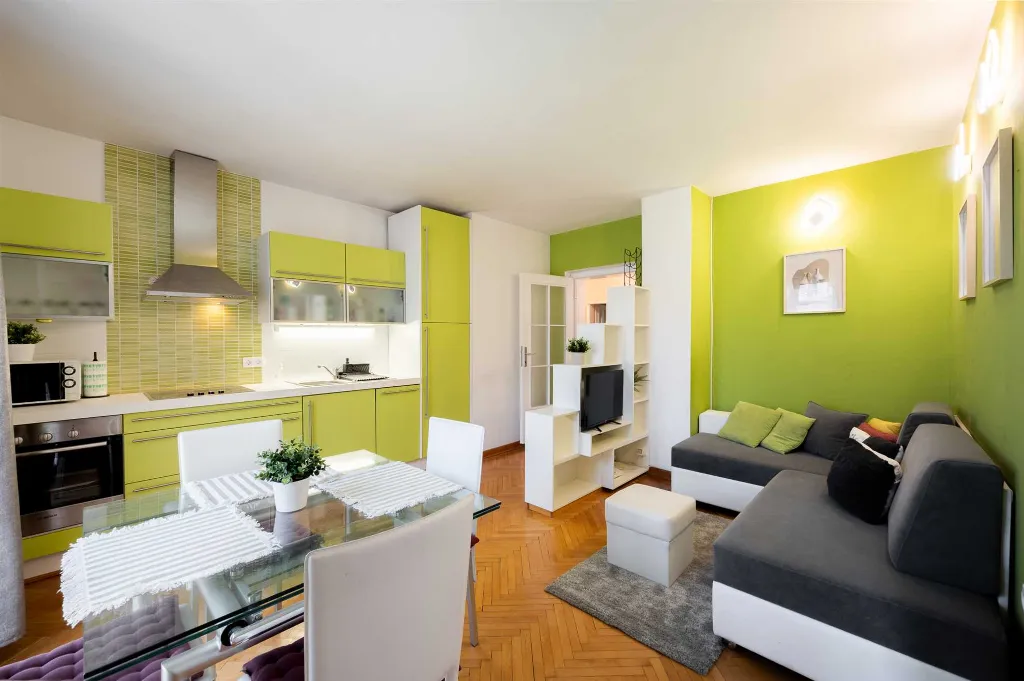 Two-Bedroom Apartment in Ljubljana for 3 Guests
