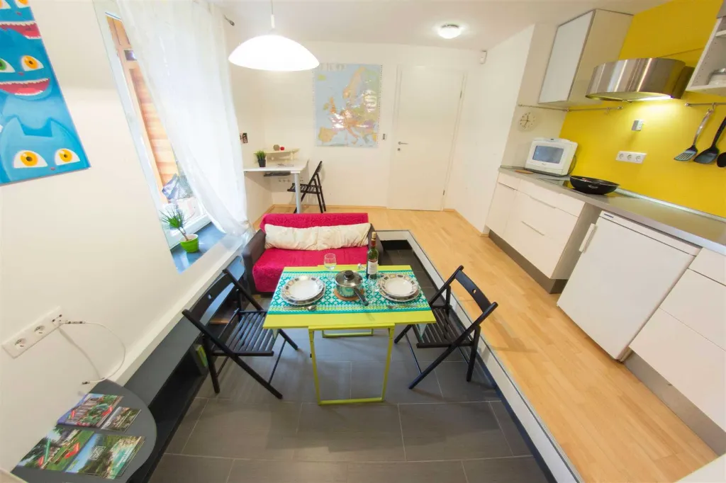 Ljubljana Studio with Terrace for Up to 3 Guests