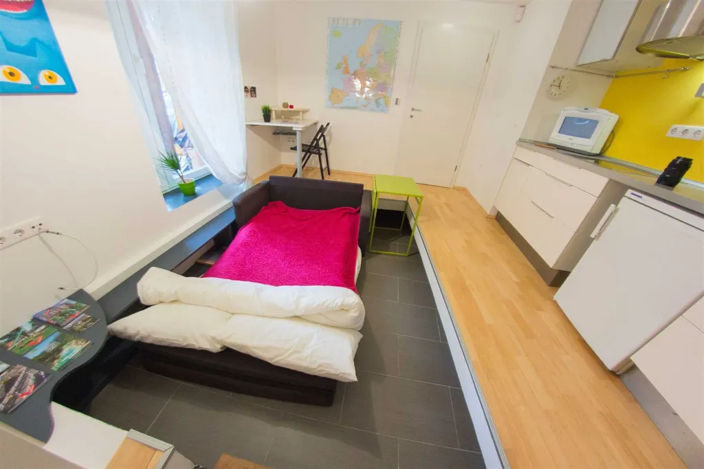 Ljubljana Studio with Terrace for Up to 3 Guests