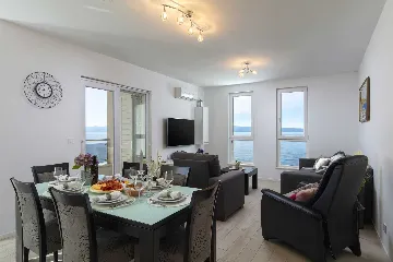 Podstrana Beachfront Apartment with Private Cove