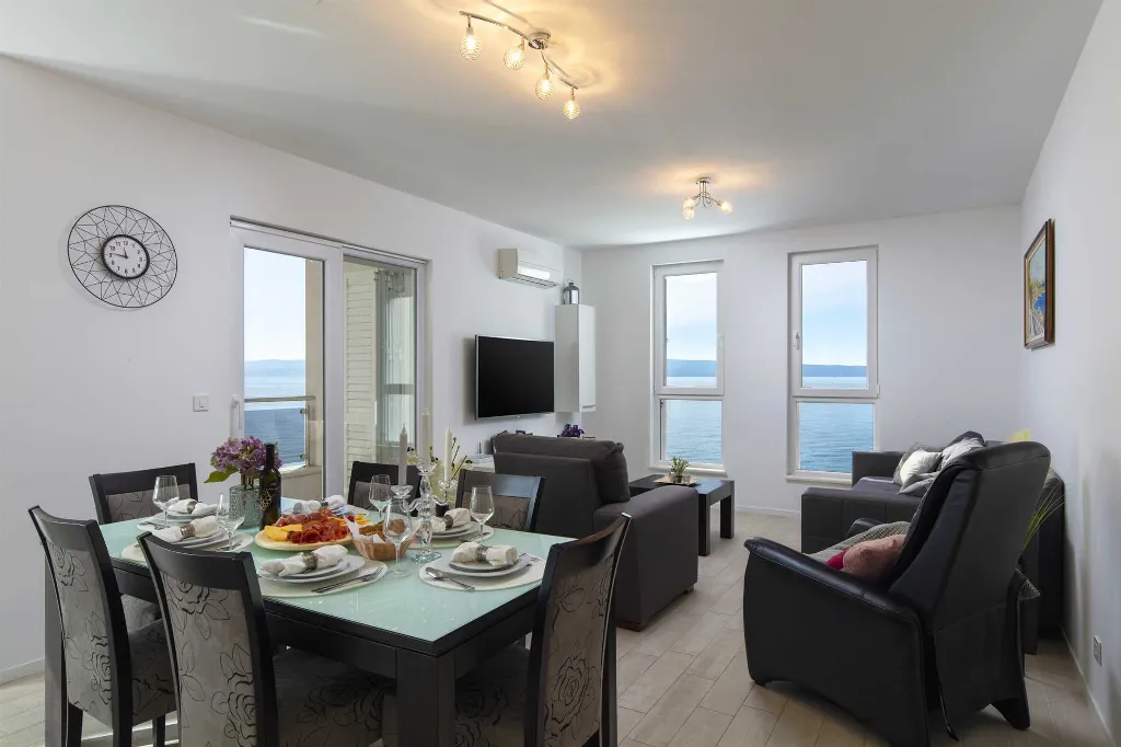 Podstrana Beachfront Apartment with Private Cove
