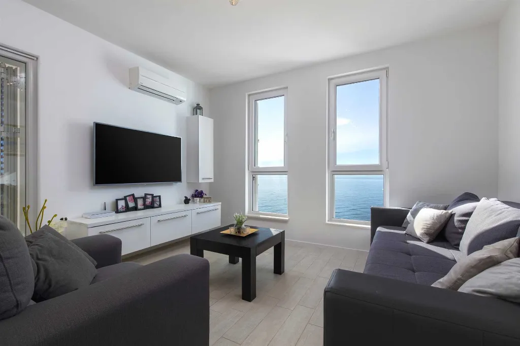 Podstrana Beachfront Apartment with Private Cove