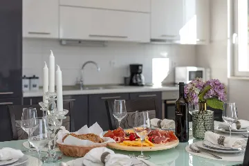 Podstrana Beachfront Apartment with Private Cove