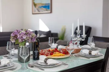 Podstrana Beachfront Apartment with Private Cove