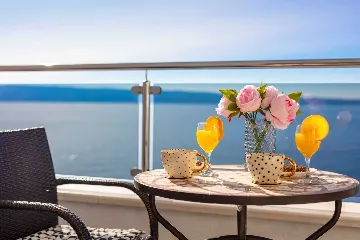 Podstrana Beachfront Apartment with Private Cove