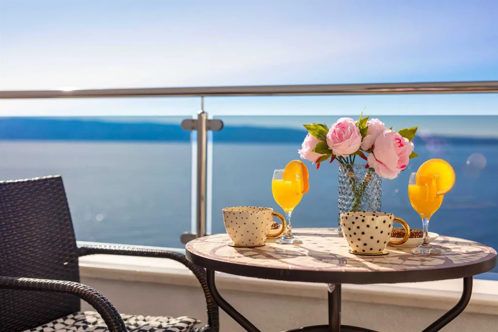 Podstrana Beachfront Apartment with Private Cove