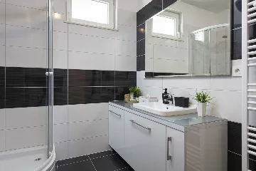 Podstrana Beachfront Apartment with Private Cove