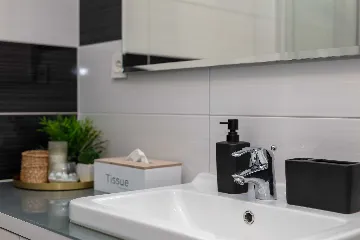 Podstrana Beachfront Apartment with Private Cove