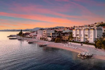 Podstrana Beachfront Apartment with Private Cove