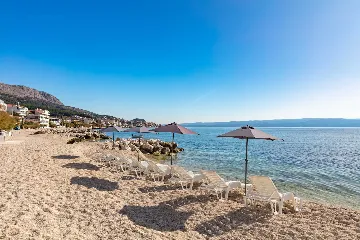 Podstrana Beachfront Apartment with Private Cove