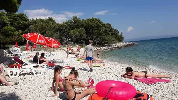 Partial Sea View Studio in Okrug Gornji