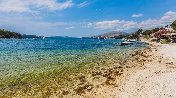 Studio for 3 Guests with Shared Pool in Trogir