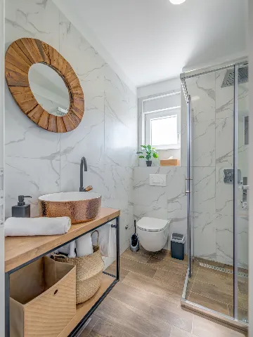 Two-Bedroom Apartment with Balcony in Trogir