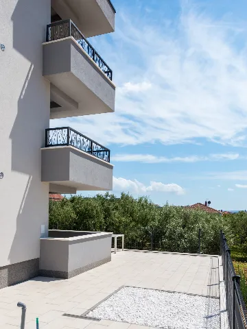 Two-Bedroom Apartment with Balcony in Trogir