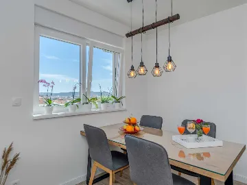 Two-Bedroom Apartment with Balcony in Trogir