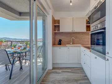 Two-Bedroom Apartment with Balcony in Trogir