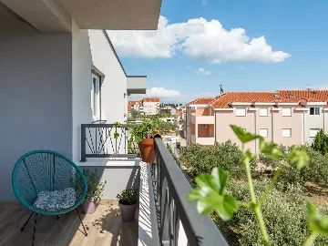 Two-Bedroom Apartment with Balcony in Trogir