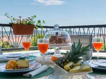 Two-Bedroom Apartment with Balcony in Trogir