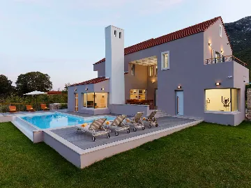 Villa with Heated Pool in Župa for 8 Guests